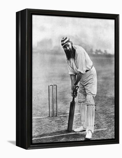 Dr. W.G. Grace at the Wicket, 1898-null-Framed Premier Image Canvas