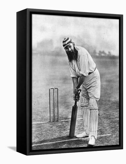 Dr. W.G. Grace at the Wicket, 1898-null-Framed Premier Image Canvas