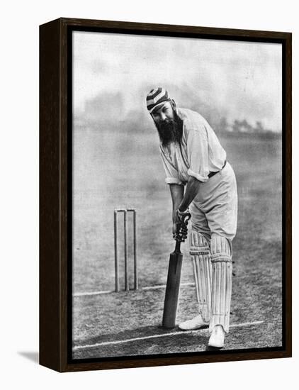 Dr. W.G. Grace at the Wicket, 1898-null-Framed Premier Image Canvas