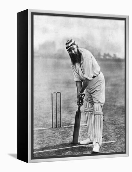 Dr. W.G. Grace at the Wicket, 1898-null-Framed Premier Image Canvas