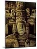 Dr. Webster, Barbara Fash, Corn God, Copan, Maya, Honduras-Kenneth Garrett-Mounted Photographic Print