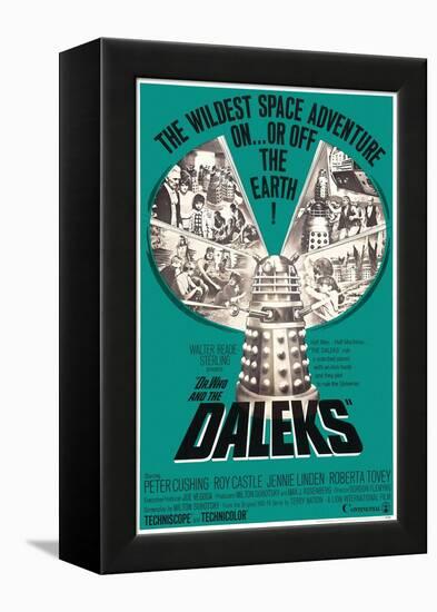 Dr. Who and the Daleks, 1965-null-Framed Premier Image Canvas