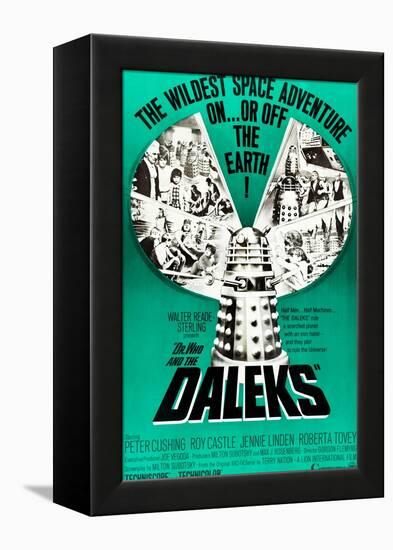 Dr. Who and the Daleks, Peter Cushing, Jennie Linden, Roberta Tovey, 1965-null-Framed Stretched Canvas