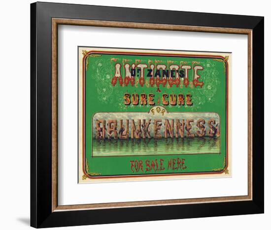 Dr. Zane’s Antidote, c. 1864-null-Framed Giclee Print