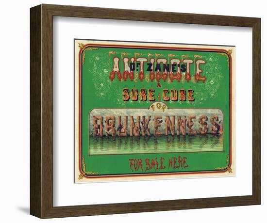 Dr. Zane’s Antidote, c. 1864-null-Framed Giclee Print