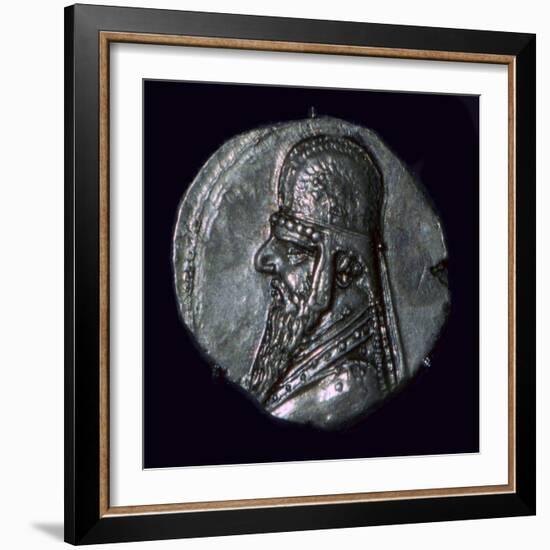 Drachma of King Mithridates II of Parthia, c1st century BC. Artist: Unknown-Unknown-Framed Giclee Print