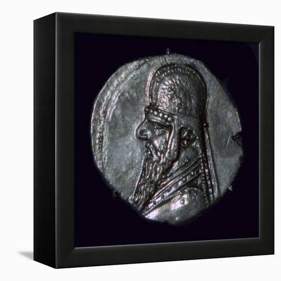 Drachma of King Mithridates II of Parthia, c1st century BC. Artist: Unknown-Unknown-Framed Premier Image Canvas