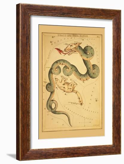 Draco and Ursa Minor-Aspin Jehosaphat-Framed Art Print