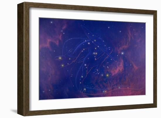 Draco Constellation-Chris Butler-Framed Photographic Print