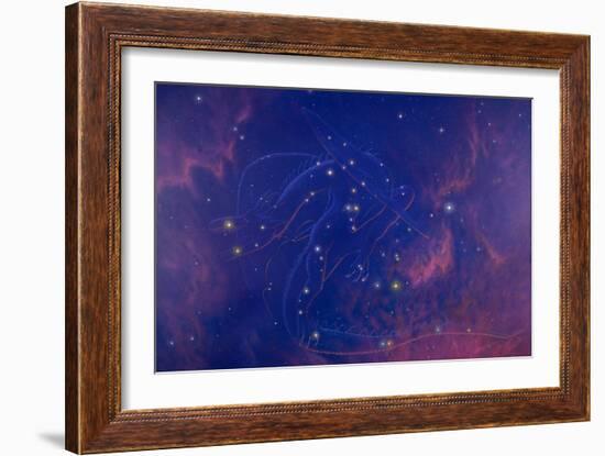 Draco Constellation-Chris Butler-Framed Photographic Print