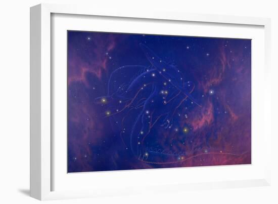 Draco Constellation-Chris Butler-Framed Photographic Print