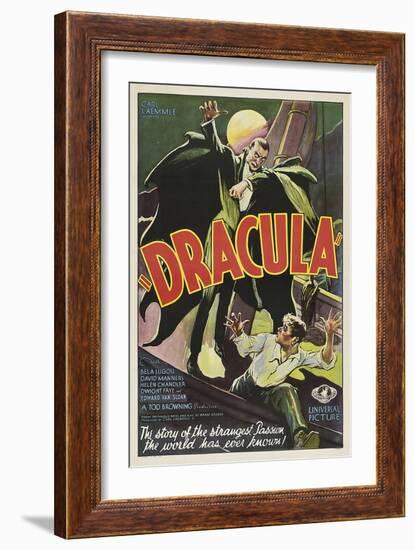 Dracula, 1931, Directed by Tod Browning-null-Framed Giclee Print