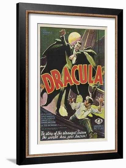 Dracula, 1931, Directed by Tod Browning-null-Framed Giclee Print