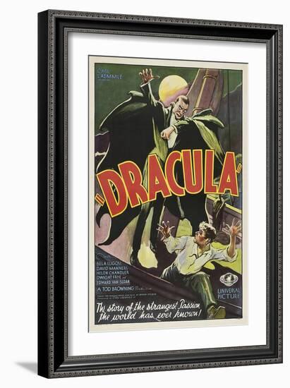 Dracula, 1931, Directed by Tod Browning-null-Framed Giclee Print