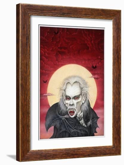 Dracula, 1988-Wayne Anderson-Framed Giclee Print