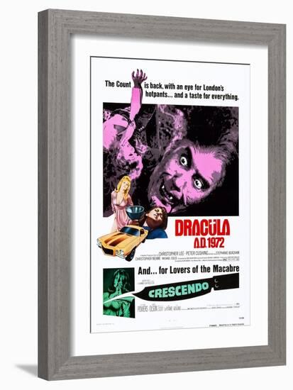 Dracula A.D., 1972-null-Framed Premium Giclee Print