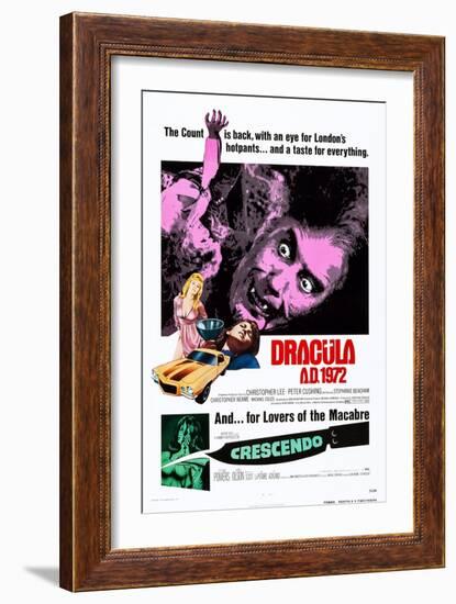 Dracula A.D., 1972-null-Framed Premium Giclee Print