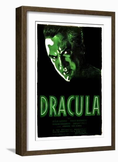 Dracula, Bela Lugosi, 1931-null-Framed Premium Giclee Print