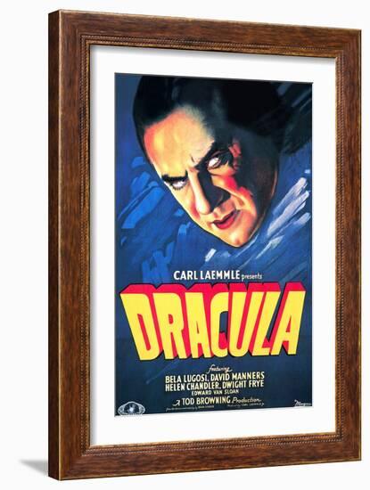 Dracula, Bela Lugosi, 1931-null-Framed Premium Giclee Print