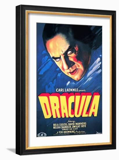 Dracula, Bela Lugosi, 1931-null-Framed Premium Giclee Print
