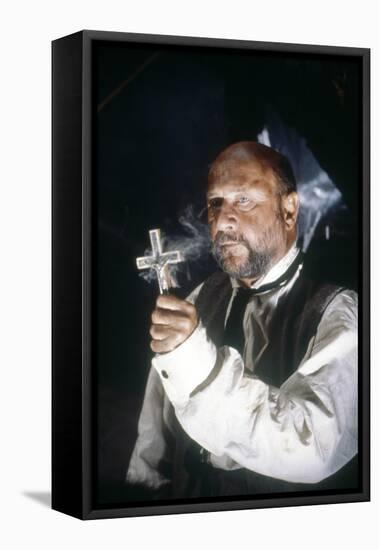 Dracula by John Badham with Donald Pleasence, 1979 (photo)-null-Framed Stretched Canvas