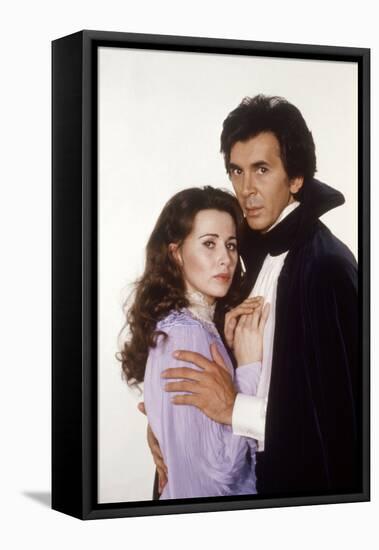 Dracula by JohnBadham with Kate Nelligan and Frank Langella, 1979 (photo)-null-Framed Stretched Canvas