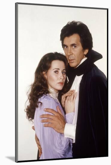 Dracula by JohnBadham with Kate Nelligan and Frank Langella, 1979 (photo)-null-Mounted Photo