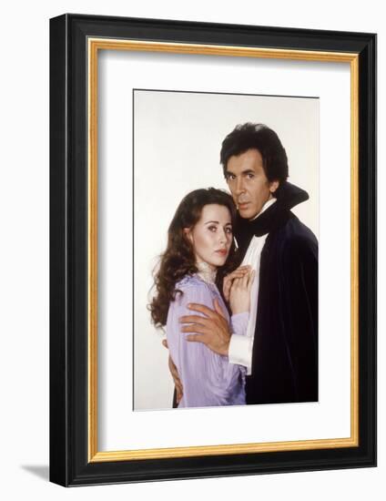 Dracula by JohnBadham with Kate Nelligan and Frank Langella, 1979 (photo)-null-Framed Photo