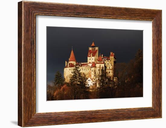 Dracula Castle Transylvania-null-Framed Art Print