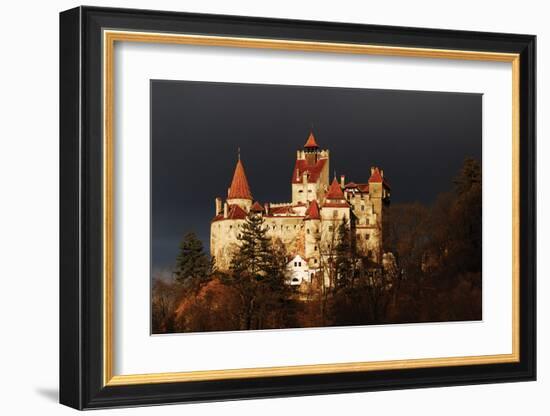 Dracula Castle Transylvania-null-Framed Art Print