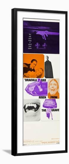 Dracula Has Risen From The Grave, Christopher Lee, Veronica Carlson, 1968-null-Framed Art Print