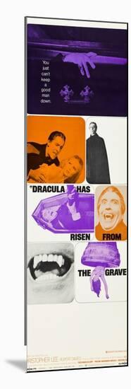 Dracula Has Risen From The Grave, Christopher Lee, Veronica Carlson, 1968-null-Mounted Art Print