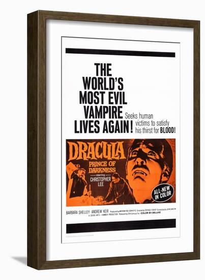 Dracula: Prince of Darkness-null-Framed Premium Giclee Print