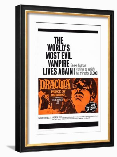 Dracula: Prince of Darkness-null-Framed Premium Giclee Print