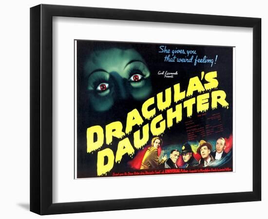 Dracula's Daughter-null-Framed Premium Giclee Print