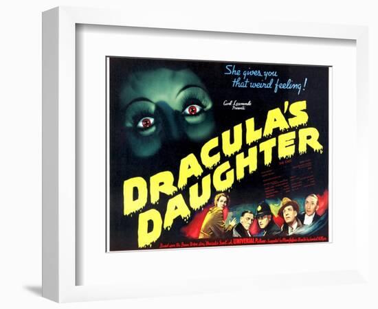 Dracula's Daughter-null-Framed Premium Giclee Print