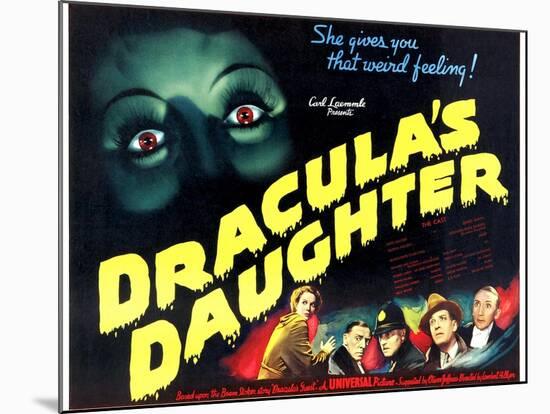 Dracula's Daughter-null-Mounted Art Print