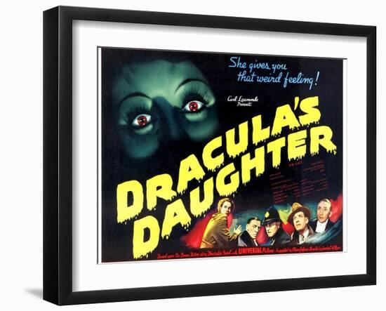 Dracula's Daughter-null-Framed Art Print