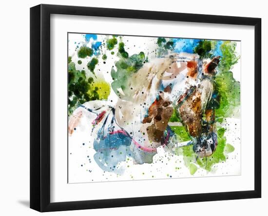 Draft II-Chamira Young-Framed Art Print