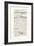 Draft of the Declaration of Independence in Jefferson's Handwriting, Page 1-null-Framed Giclee Print