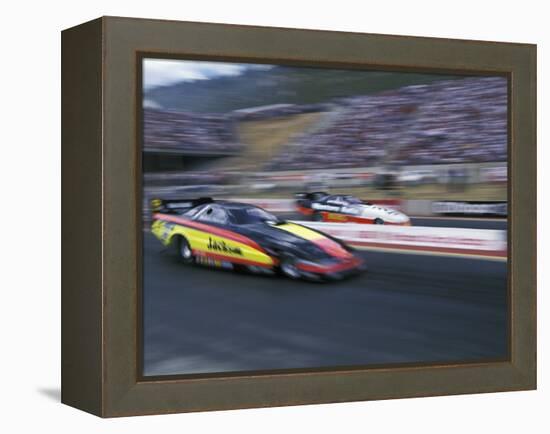 Drag Racing, Denver, Colorado, USA-null-Framed Premier Image Canvas