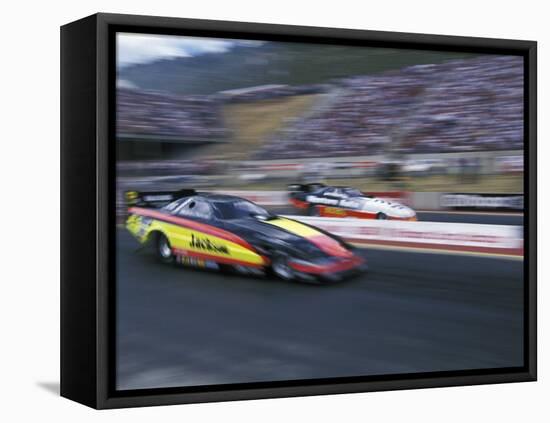 Drag Racing, Denver, Colorado, USA-null-Framed Premier Image Canvas