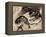 Dragon and Tiger-Kyosai Kawanabe-Framed Premier Image Canvas