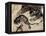 Dragon and Tiger-Kyosai Kawanabe-Framed Premier Image Canvas