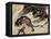 Dragon and Tiger-Kyosai Kawanabe-Framed Premier Image Canvas