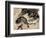 Dragon and Tiger-Kyosai Kawanabe-Framed Giclee Print