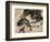 Dragon and Tiger-Kyosai Kawanabe-Framed Giclee Print