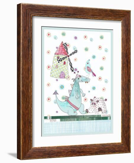 Dragon and Wild Boar-Effie Zafiropoulou-Framed Giclee Print