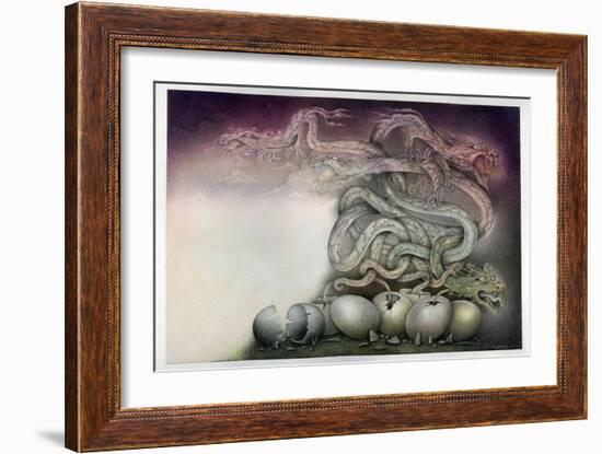 Dragon Birth-Wayne Anderson-Framed Giclee Print