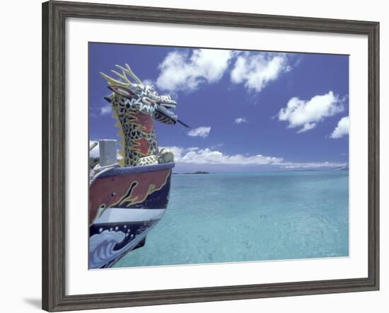 Dragon Boat, Okinawa, Japan-Dave Bartruff-Framed Photographic Print